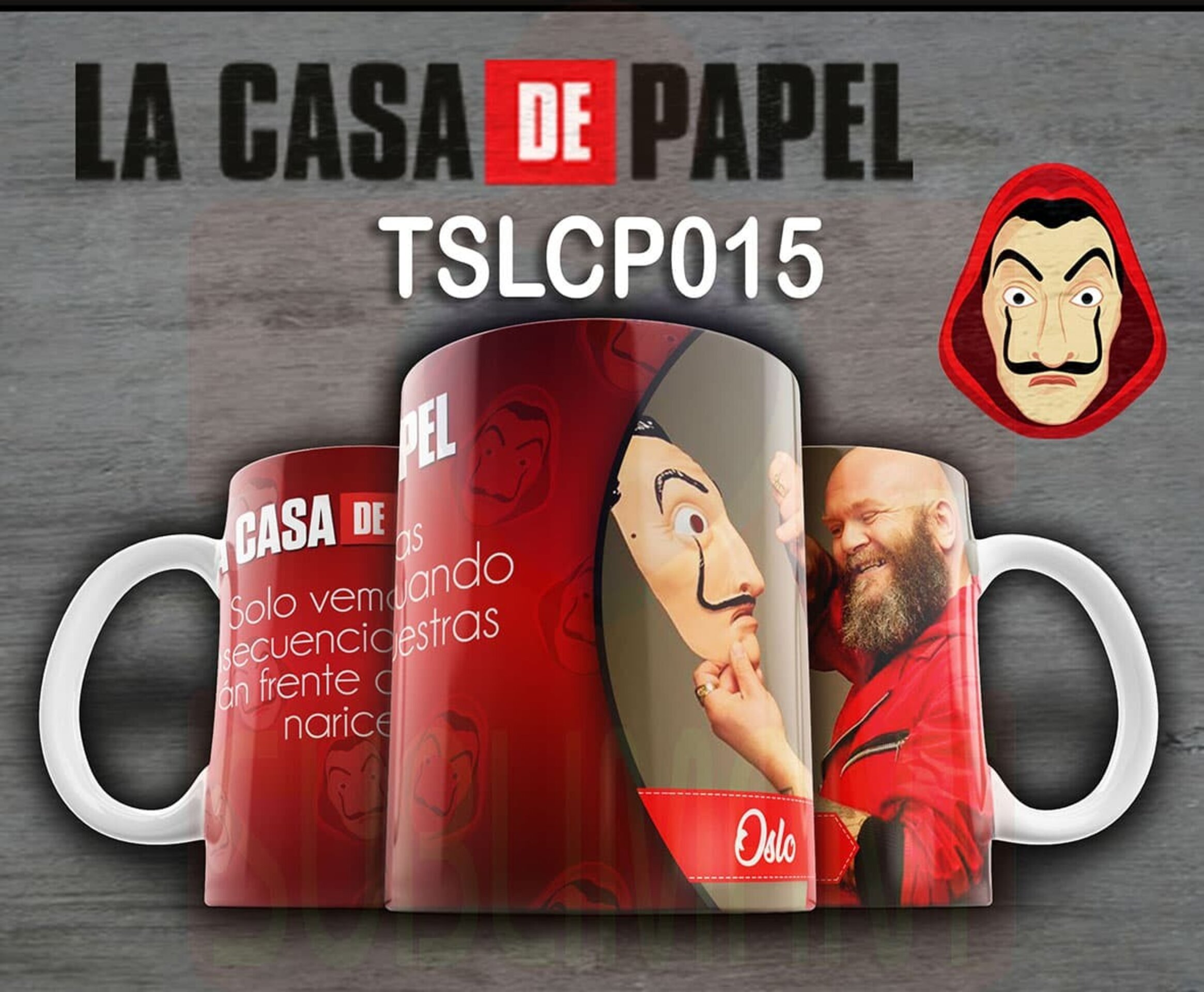 Tazas LA CASA DE PAPEL - 15