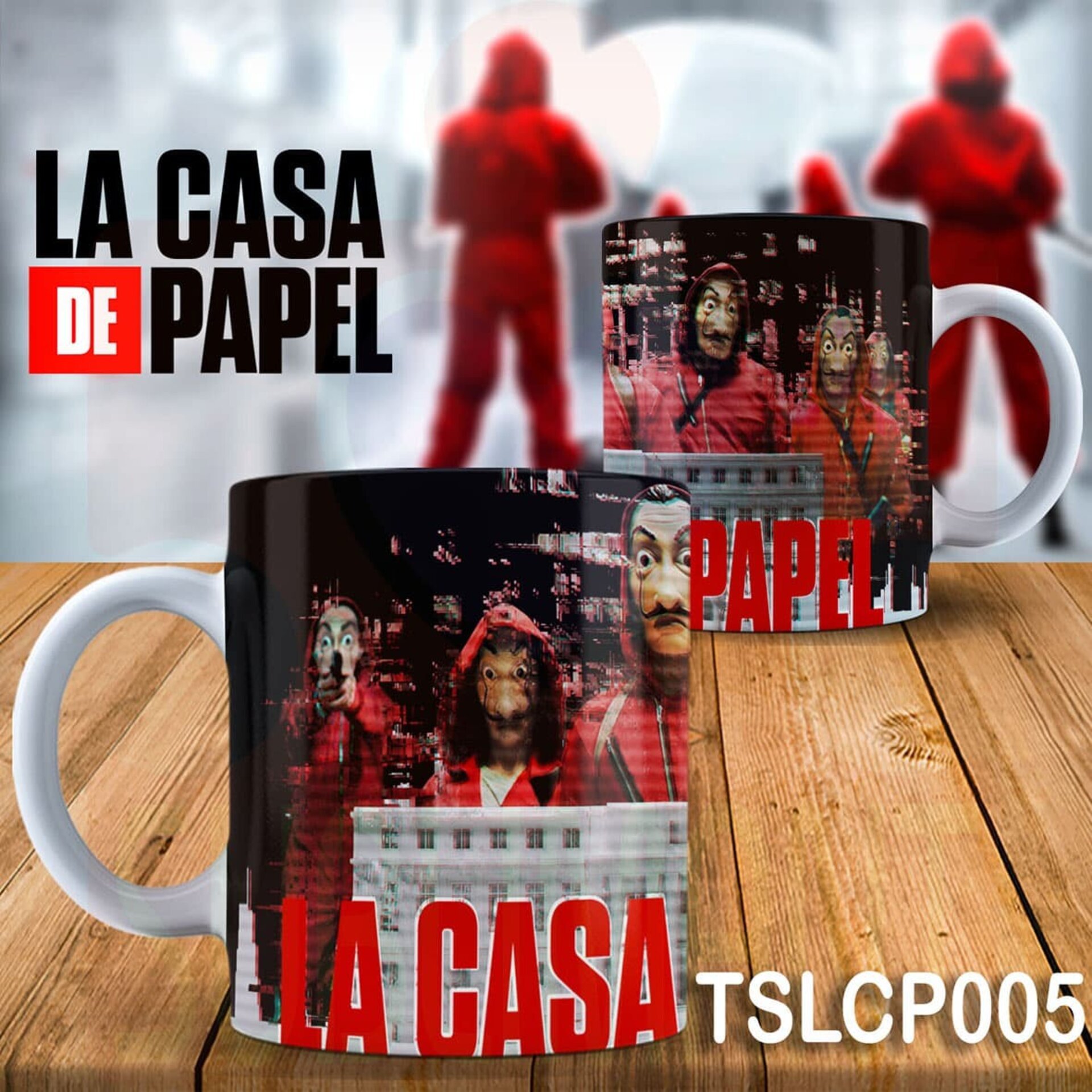 Tazas LA CASA DE PAPEL - 5
