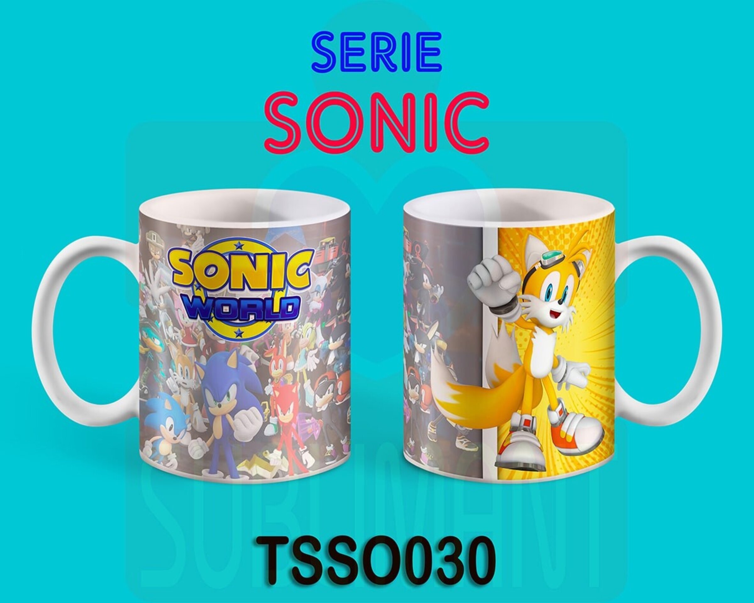 Tazas SONIC GAMES - 30