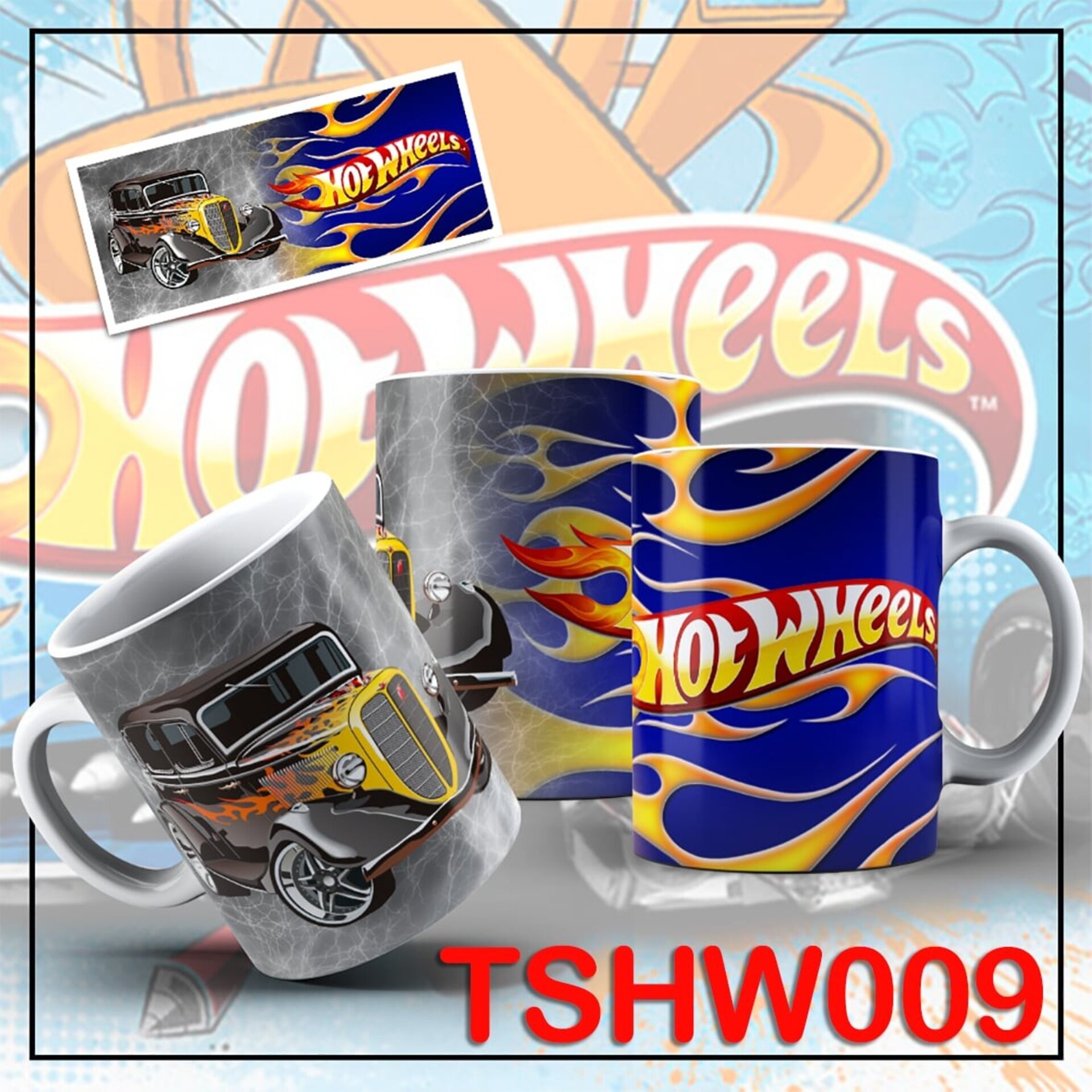 Tazas HOT WHEELS - 9