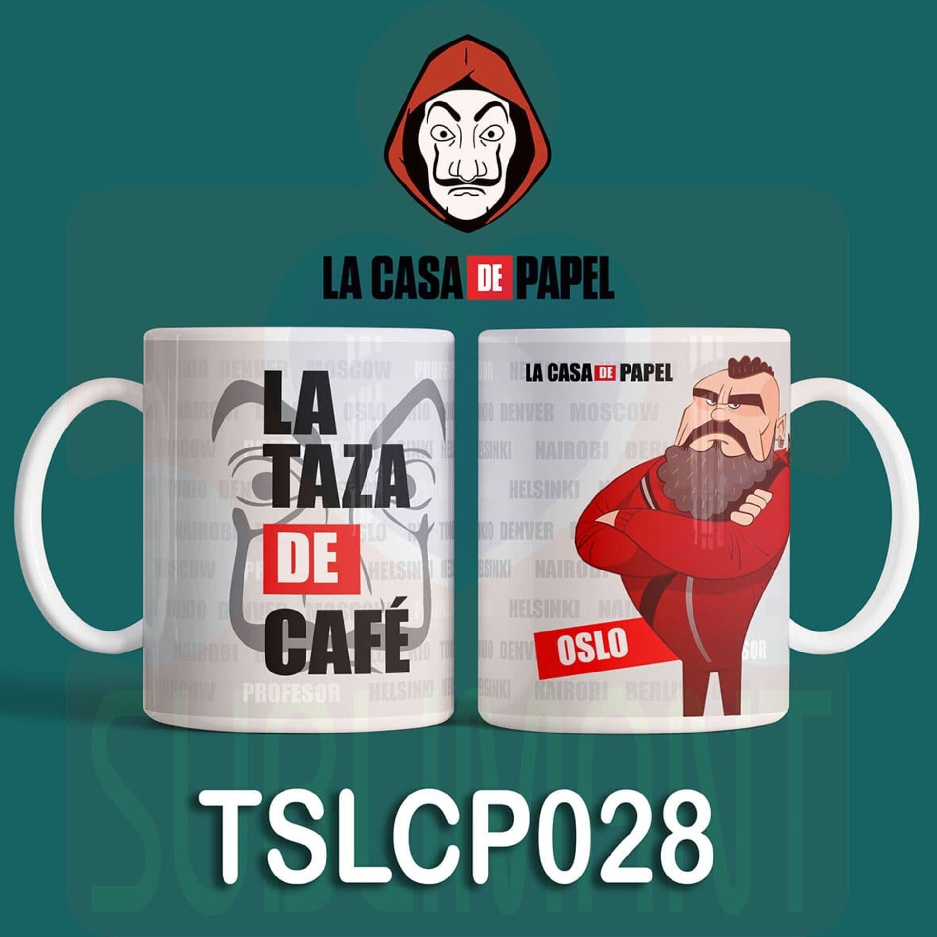 Tazas LA CASA DE PAPEL - 28