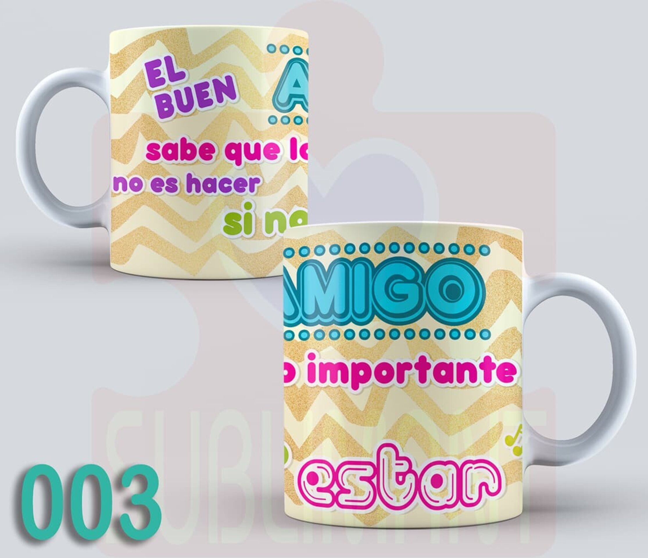 Tazas AMISTAD - 3