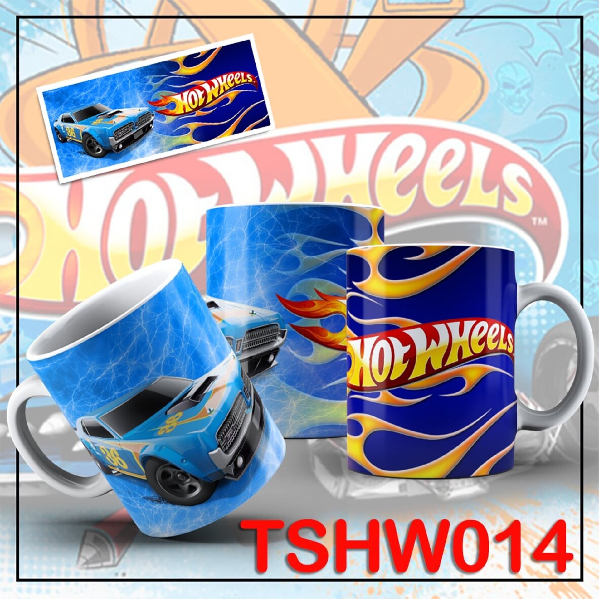 Tazas HOT WHEELS - 14
