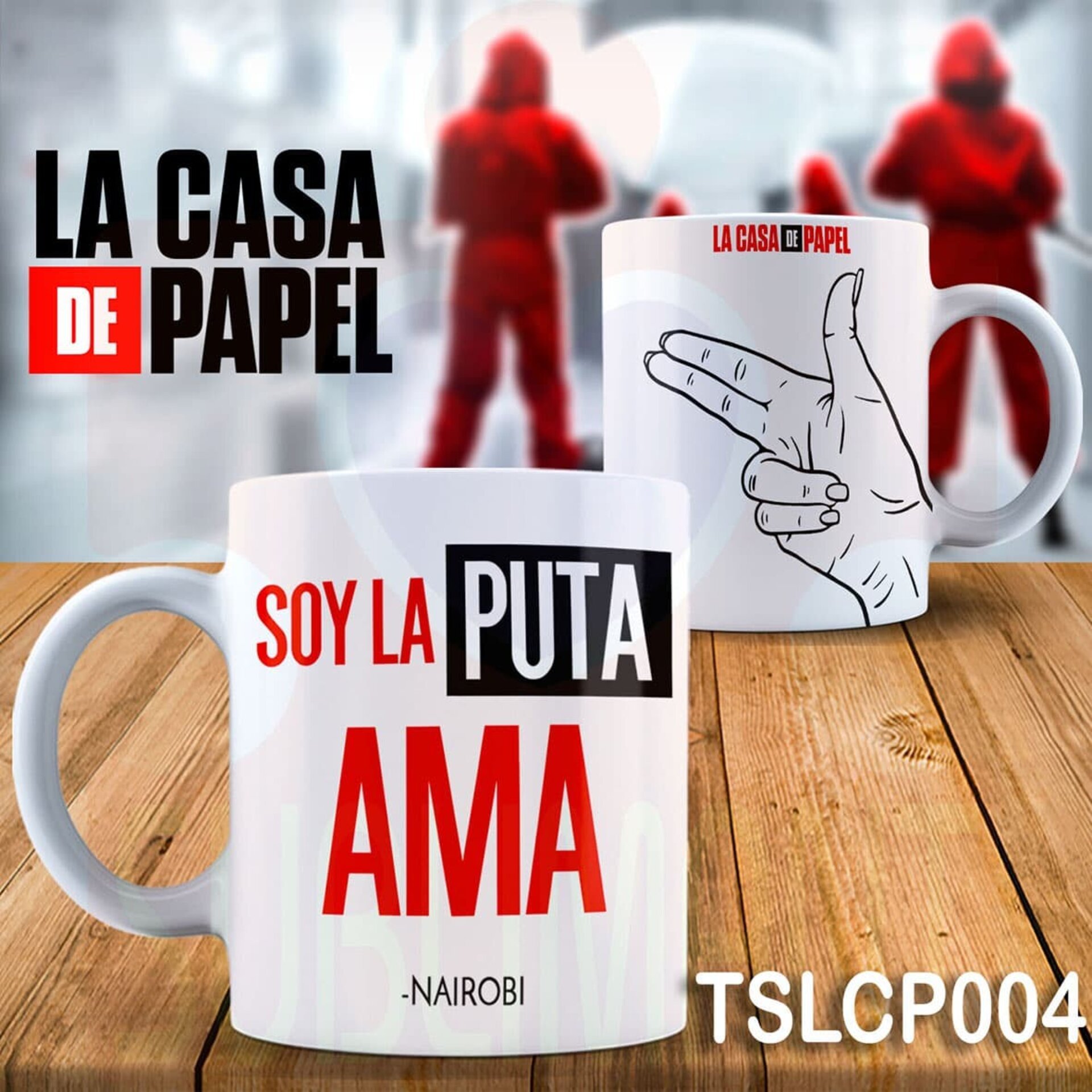 Tazas LA CASA DE PAPEL - 4