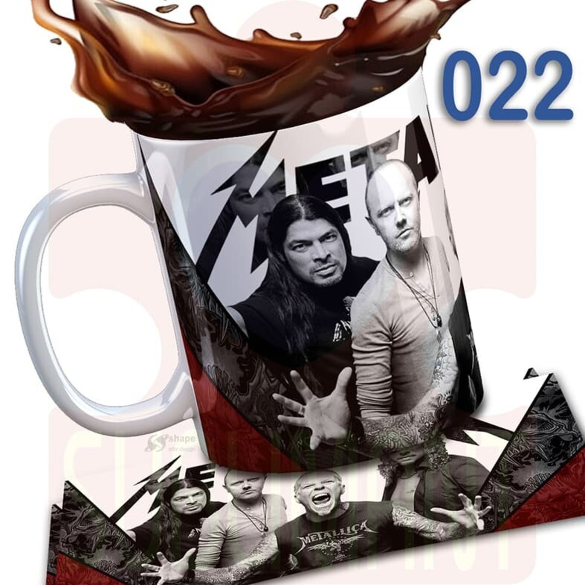 Tazas BANDAS DE ROCK - 22