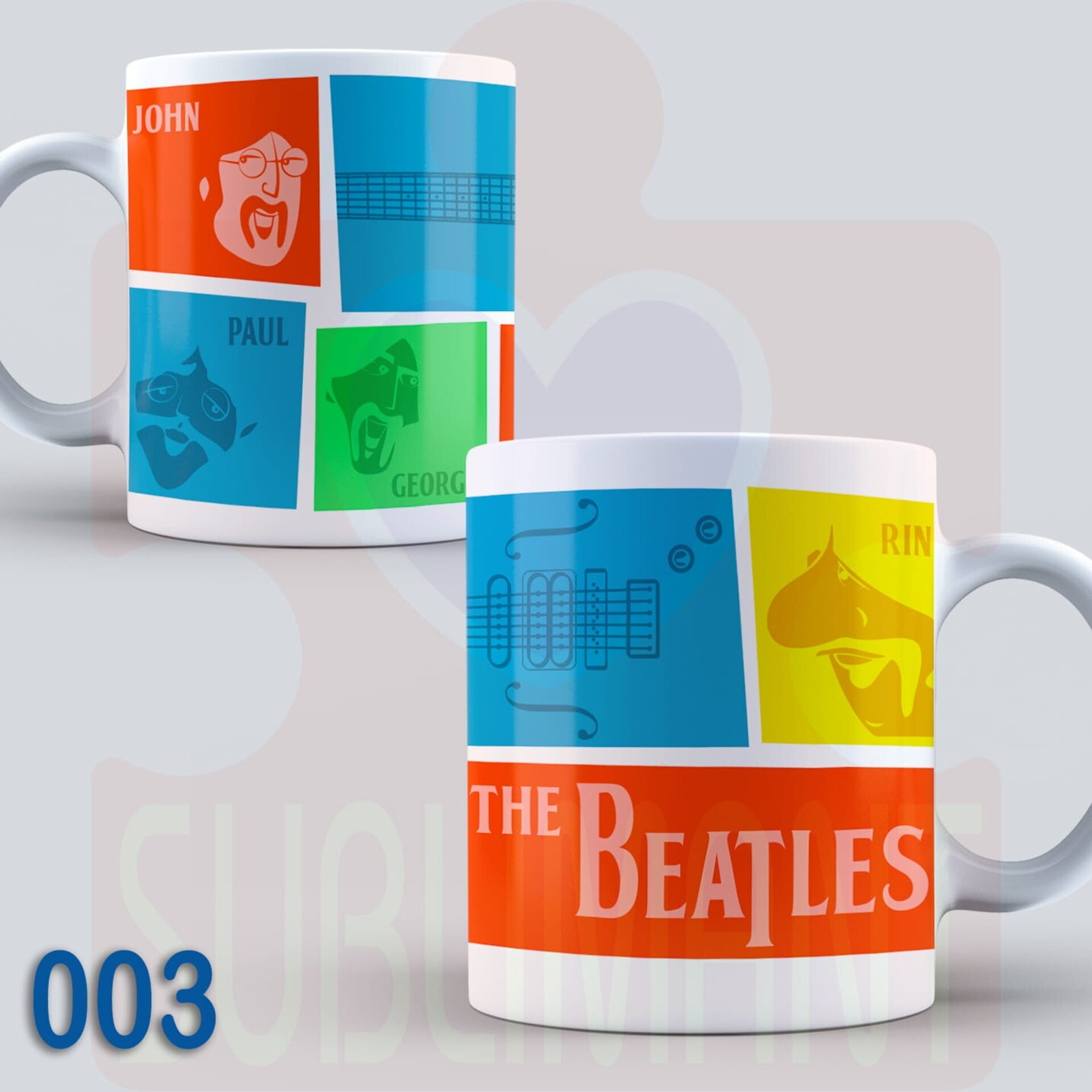 Tazas THE BEATLES - 3