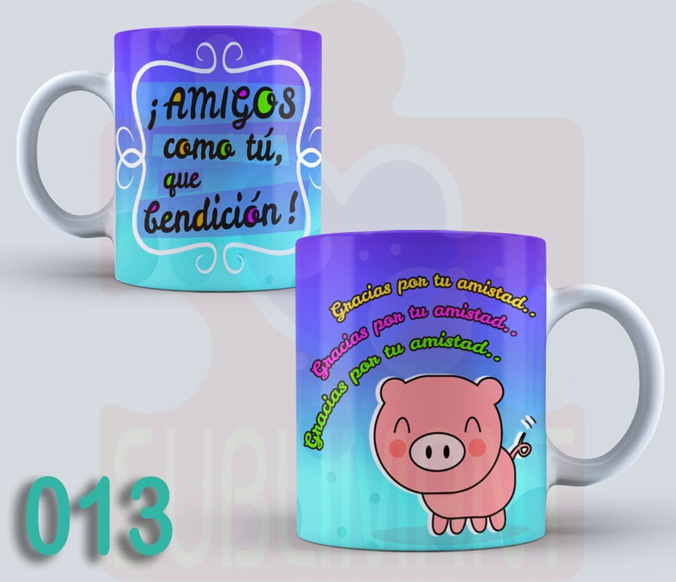 Tazas AMISTAD - 13