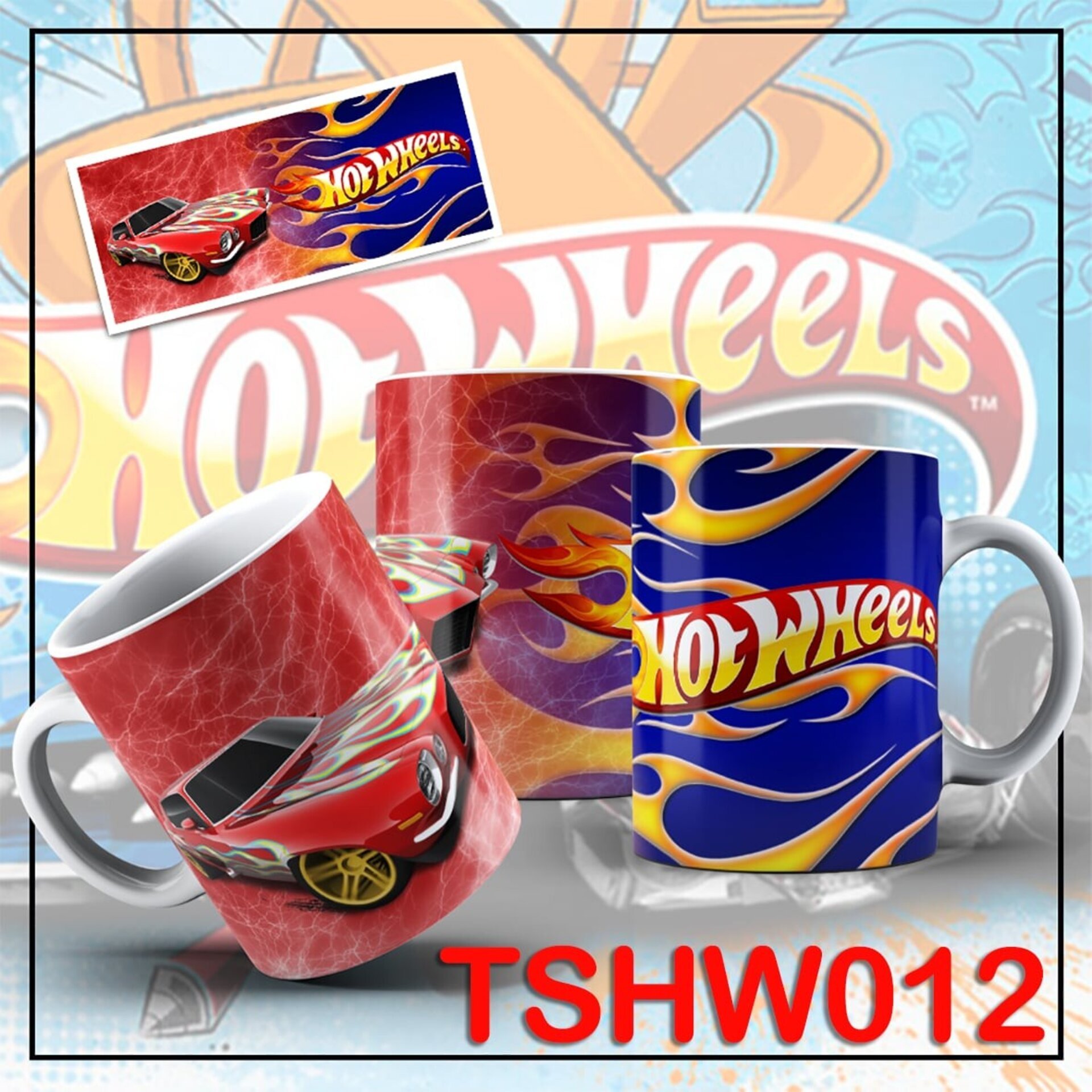 Tazas HOT WHEELS - 12