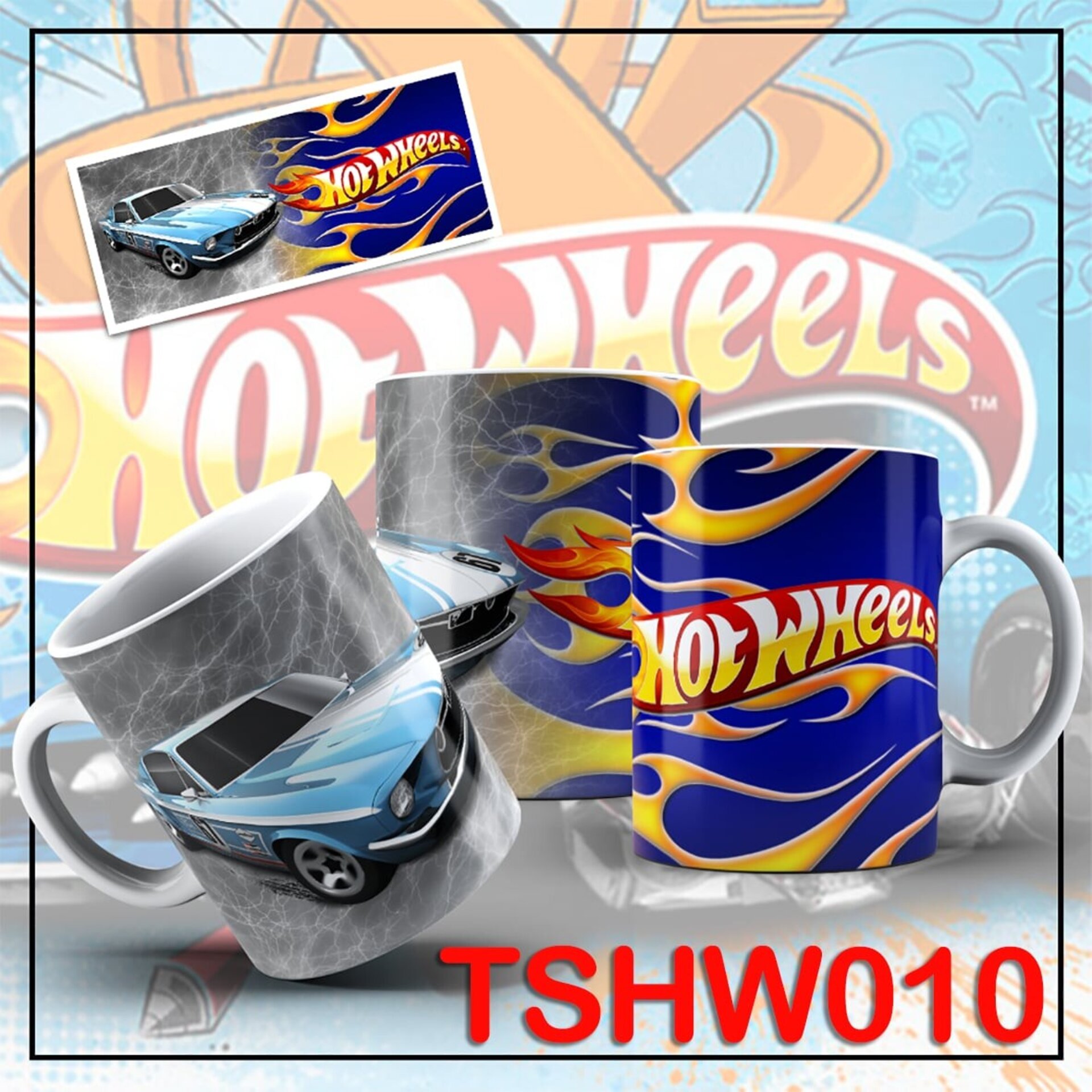 Tazas HOT WHEELS - 10