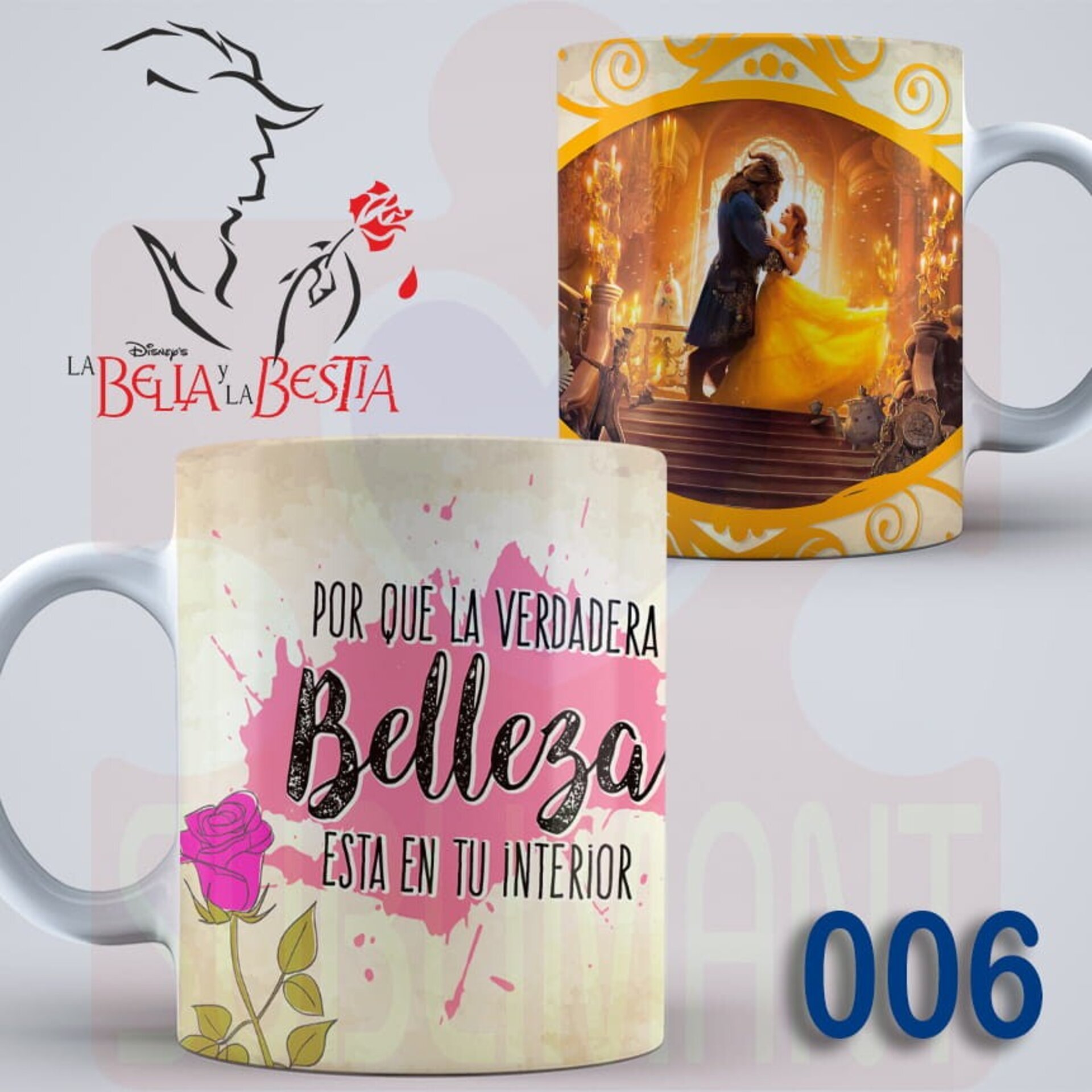 Tazas LA BELLA Y LA BESTIA - 6